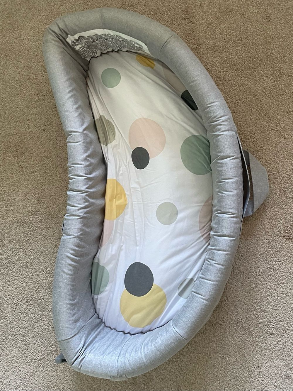 Lulyboo Lounge To Go Bubble Portable Baby Travel Friendly Bassinet Gray - Picture 6 of 8